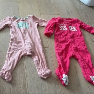 Carter's Kids Pink One piece pajama